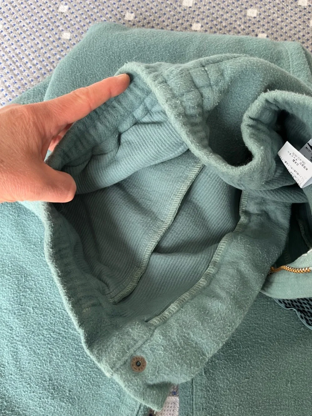Kapital Sage Green Fleece Lounge Pants - Picture 7 of 10